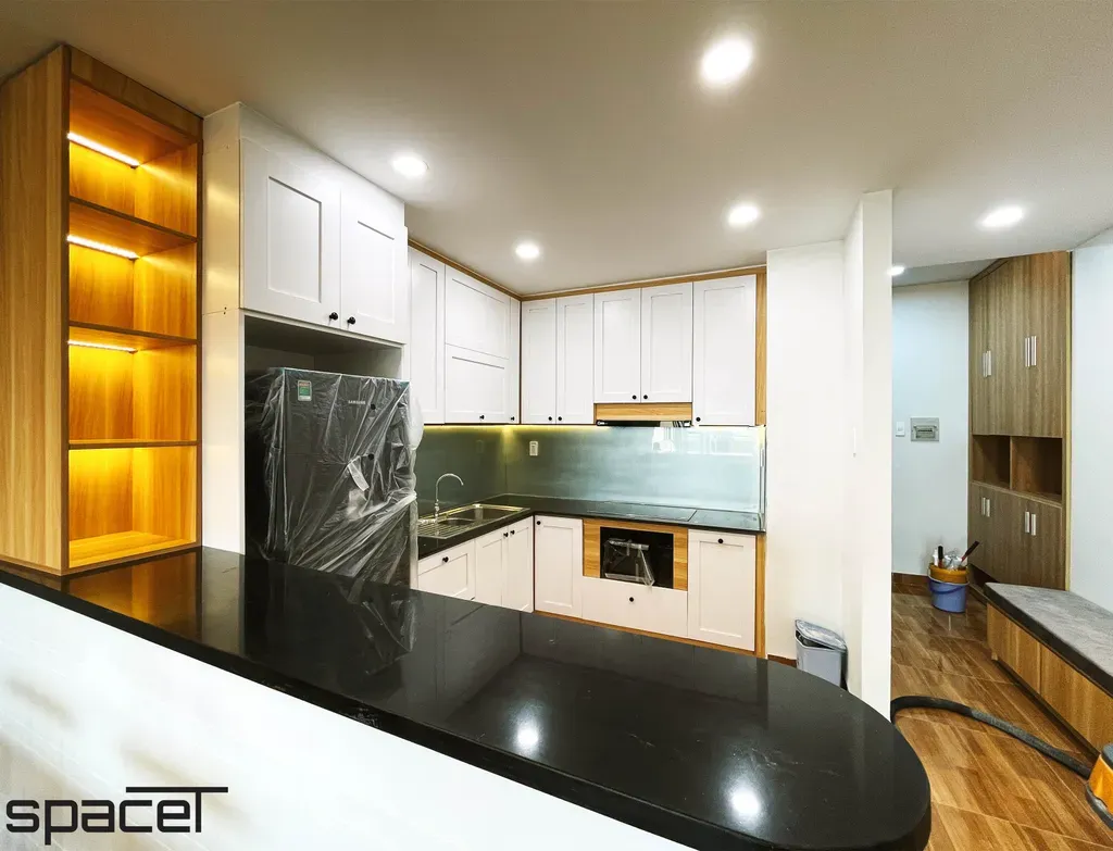 Phòng bếp - Căn hộ Orient Quận 4 - Phong cách Modern | Space T