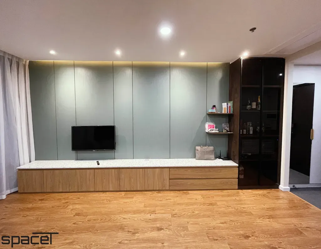 Phòng khách - Căn hộ Terra Mia Bình Chánh - Phong cách Modern | Space T