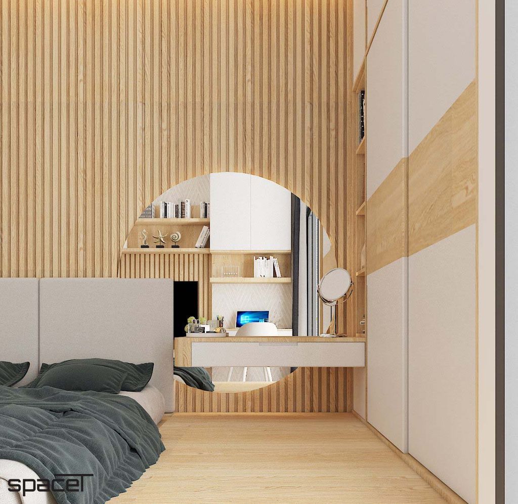 Phòng ngủ - Nhà phố Quận 12 119m2 - Phong cách Modern  | Space T
