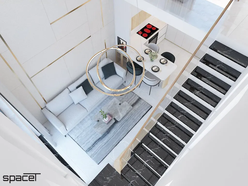 Phòng khách - Nhà phố Quận 12 119m2 - Phong cách Modern | Space T