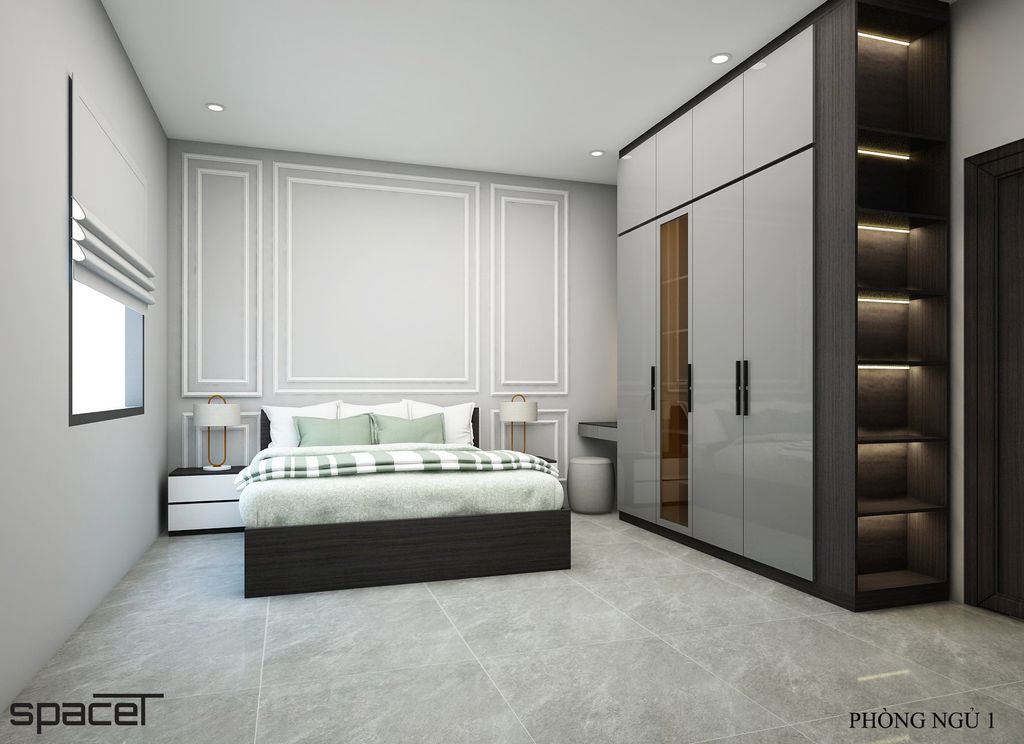 Phòng ngủ - Nhà phố Phước Điền Citizen - Phong cách Modern  | Space T
