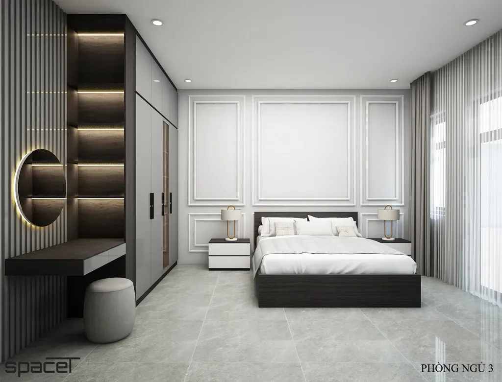 Phòng ngủ - Nhà phố Phước Điền Citizen - Phong cách Modern | Space T