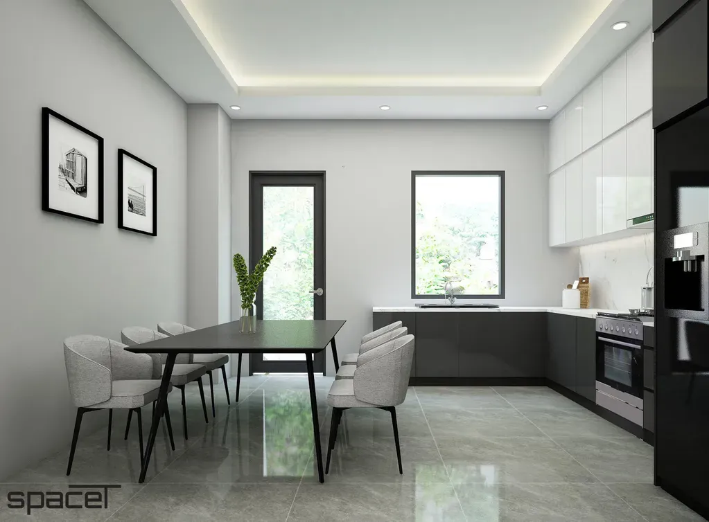 Phòng bếp, Phòng ăn - Nhà phố Phước Điền Citizen - Phong cách Modern | Space T