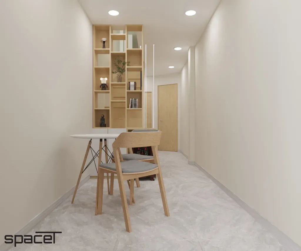Phòng khách - Nhà phố Bình Thạnh - Phong cách Scandinavian | Space T