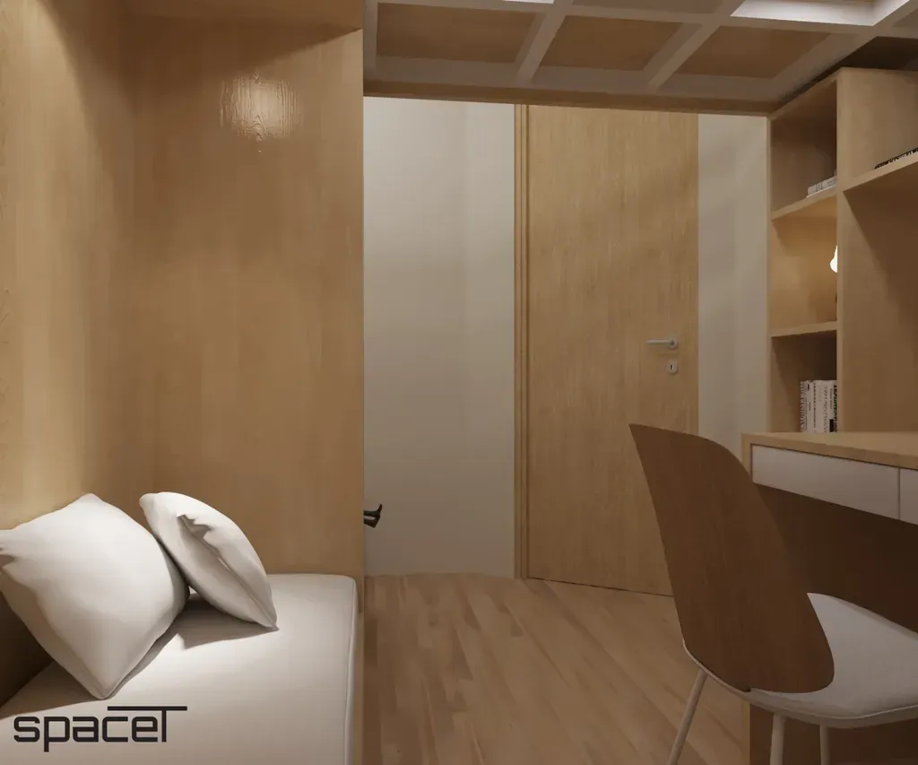 Phòng làm việc - Nhà phố Bình Thạnh - Phong cách Scandinavian | Space T