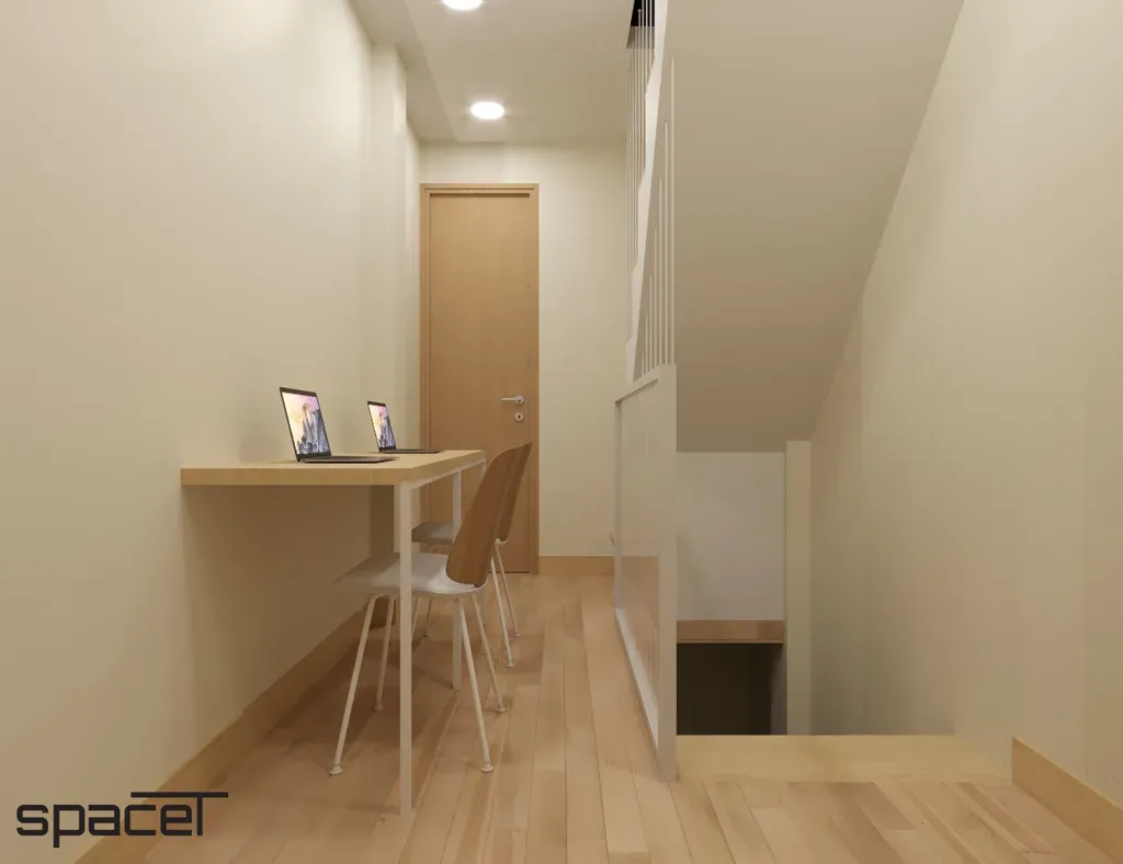 Phòng làm việc - Nhà phố Bình Thạnh - Phong cách Scandinavian | Space T