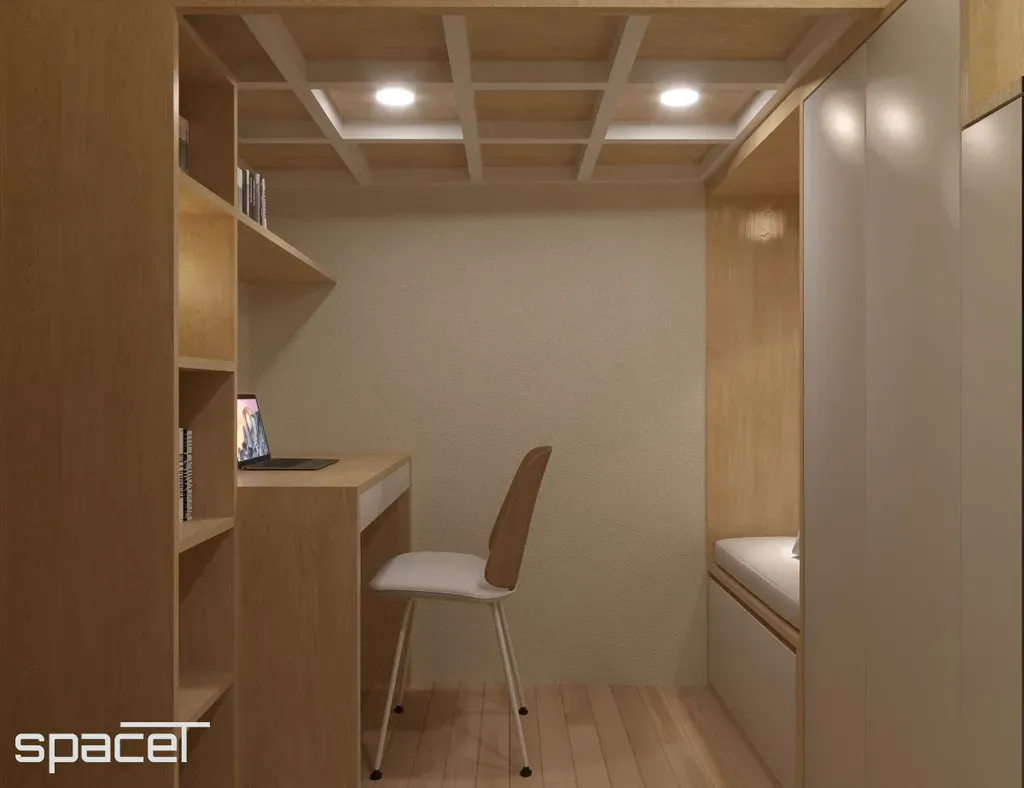 Phòng làm việc - Nhà phố Bình Thạnh - Phong cách Scandinavian | Space T