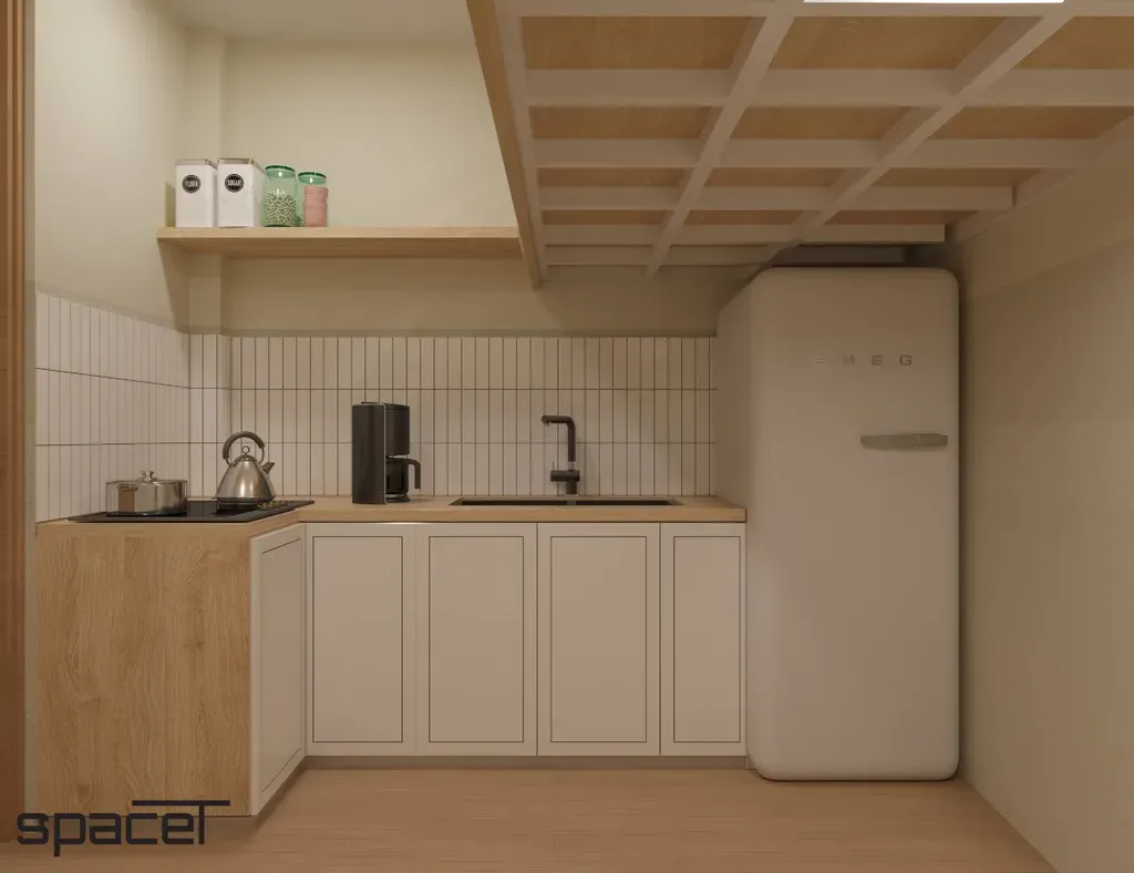 Phòng bếp - Nhà phố Bình Thạnh - Phong cách Scandinavian | Space T