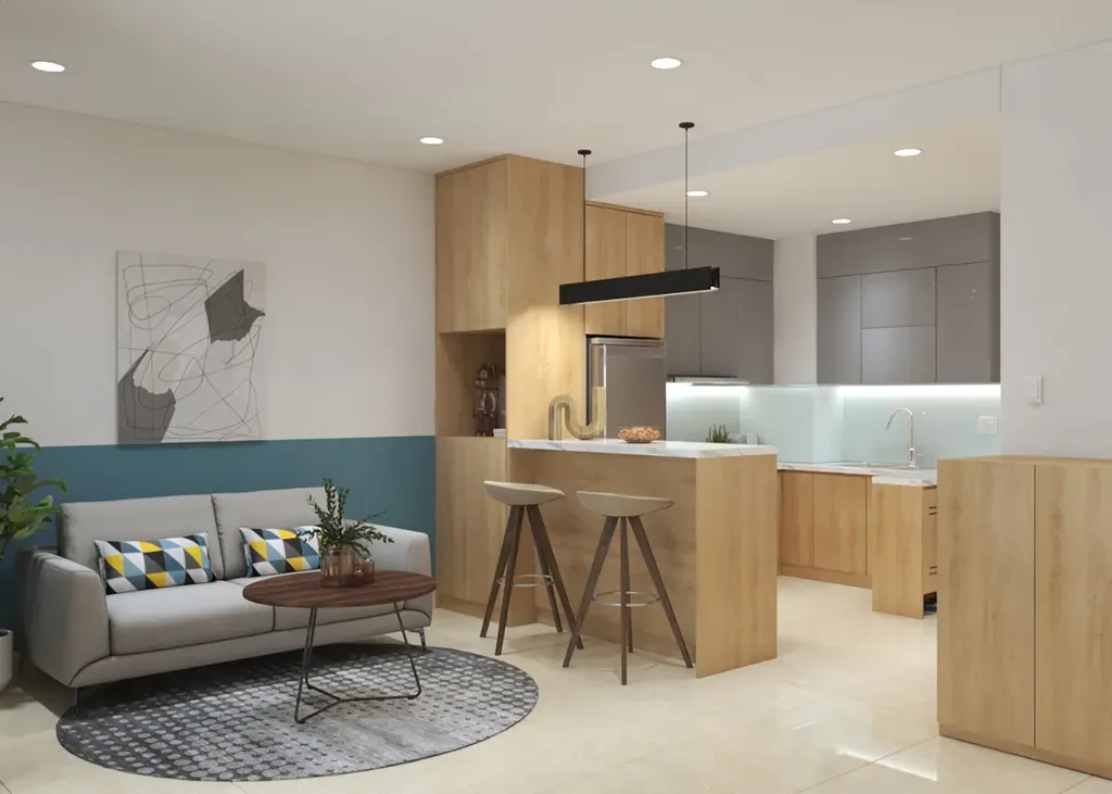 Căn hộ Sunrise City - Phong cách Modern + Color Block | Space T