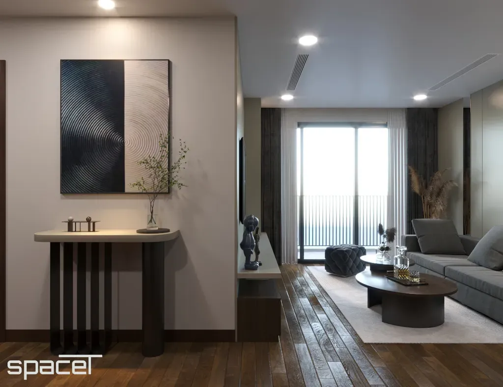 Phòng khách - Căn hộ Eco Green Saigon Quận 7 - Phong cách Modern | Space T