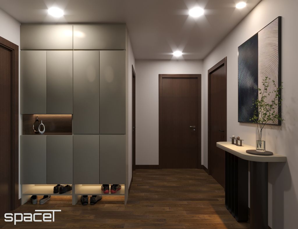 Lối vào - Căn hộ Eco Green Saigon Quận 7 - Phong cách Modern  | Space T