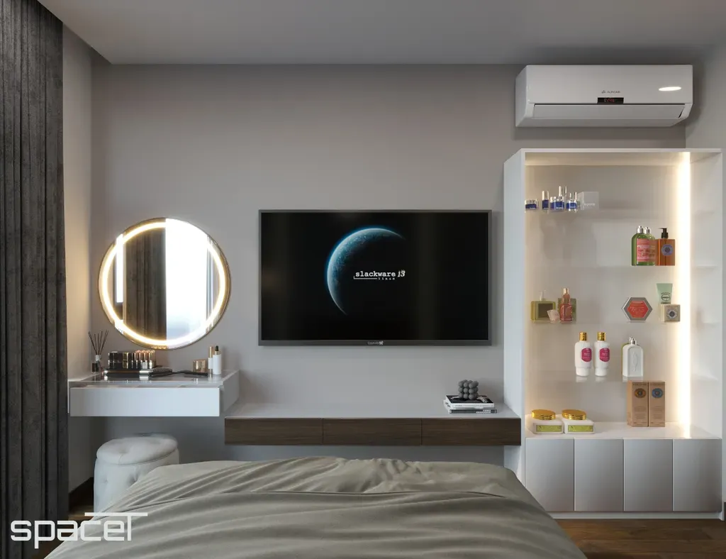 Phòng ngủ - Căn hộ Eco Green Saigon Quận 7 - Phong cách Modern | Space T