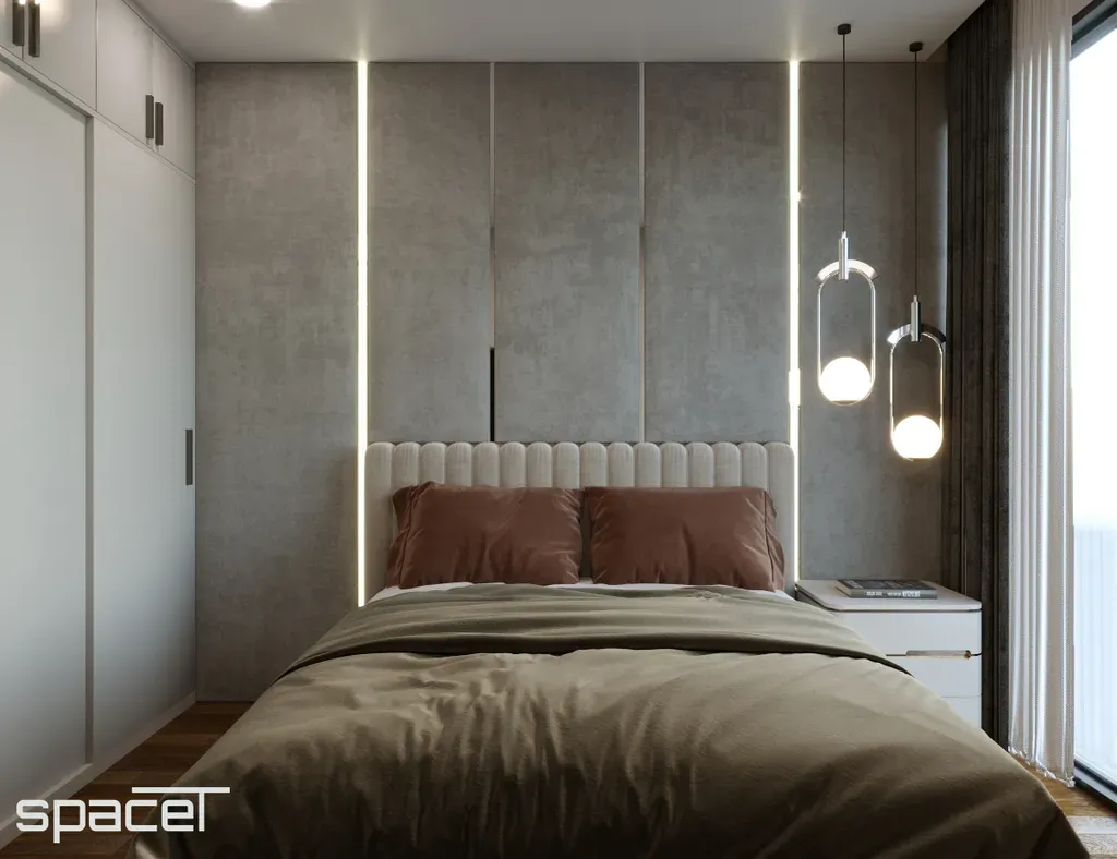 Phòng ngủ - Căn hộ Eco Green Saigon Quận 7 - Phong cách Modern | Space T
