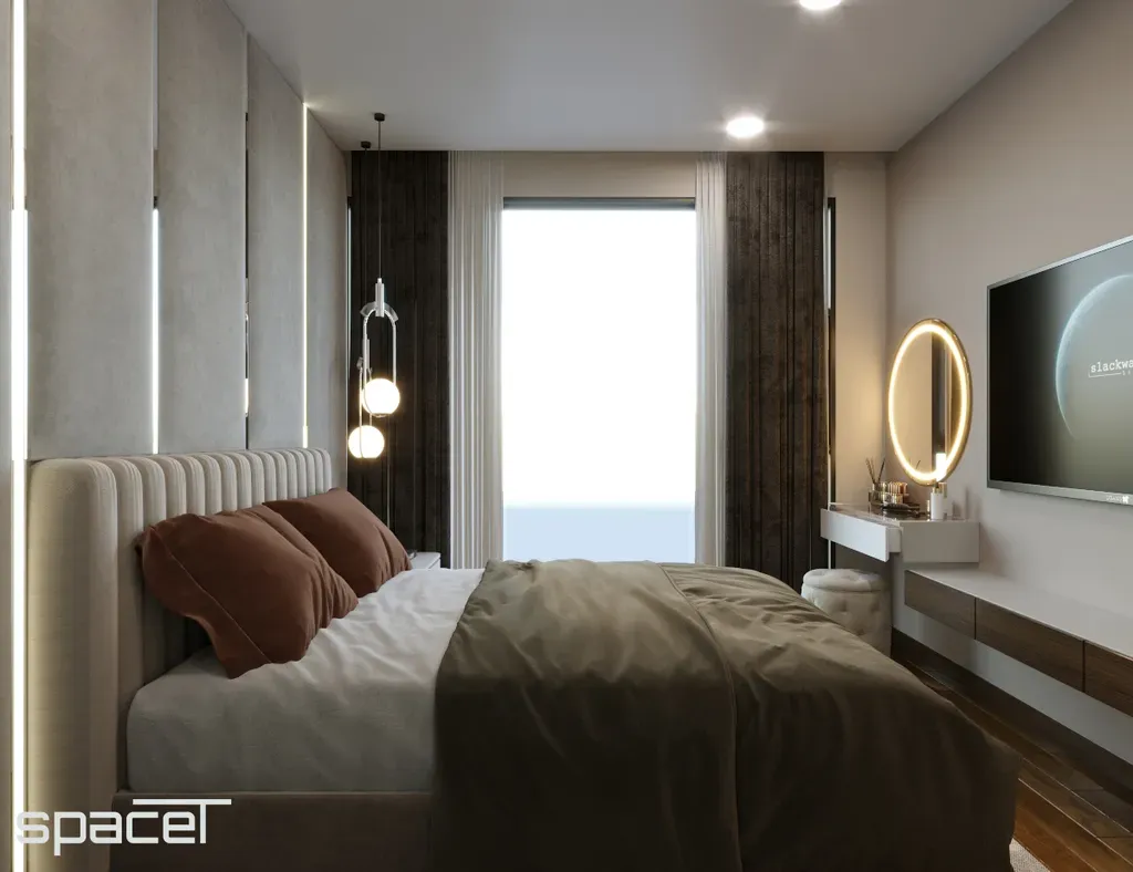 Phòng ngủ - Căn hộ Eco Green Saigon Quận 7 - Phong cách Modern | Space T