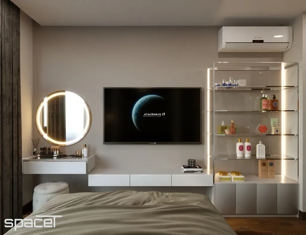 Phòng ngủ - Căn hộ Eco Green Saigon Quận 7 - Phong cách Modern | Space T