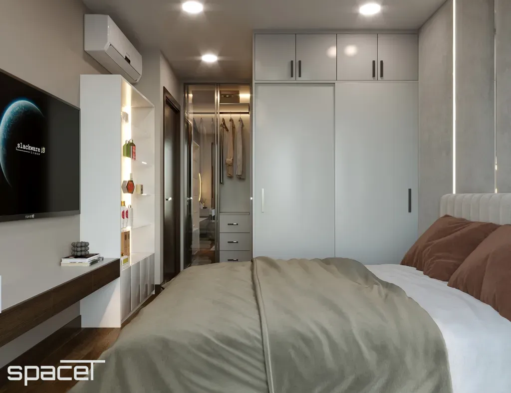 Phòng ngủ - Căn hộ Eco Green Saigon Quận 7 - Phong cách Modern | Space T