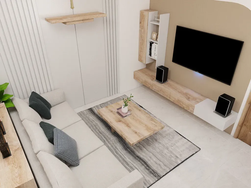 Phòng khách - Căn hộ Homyland 3 Quận 2 - Phong cách Modern | Space T
