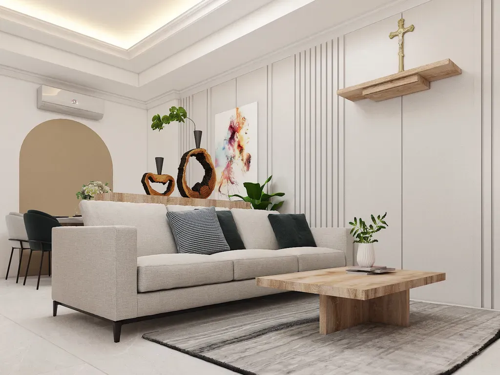 Phòng khách - Căn hộ Homyland 3 Quận 2 - Phong cách Modern | Space T