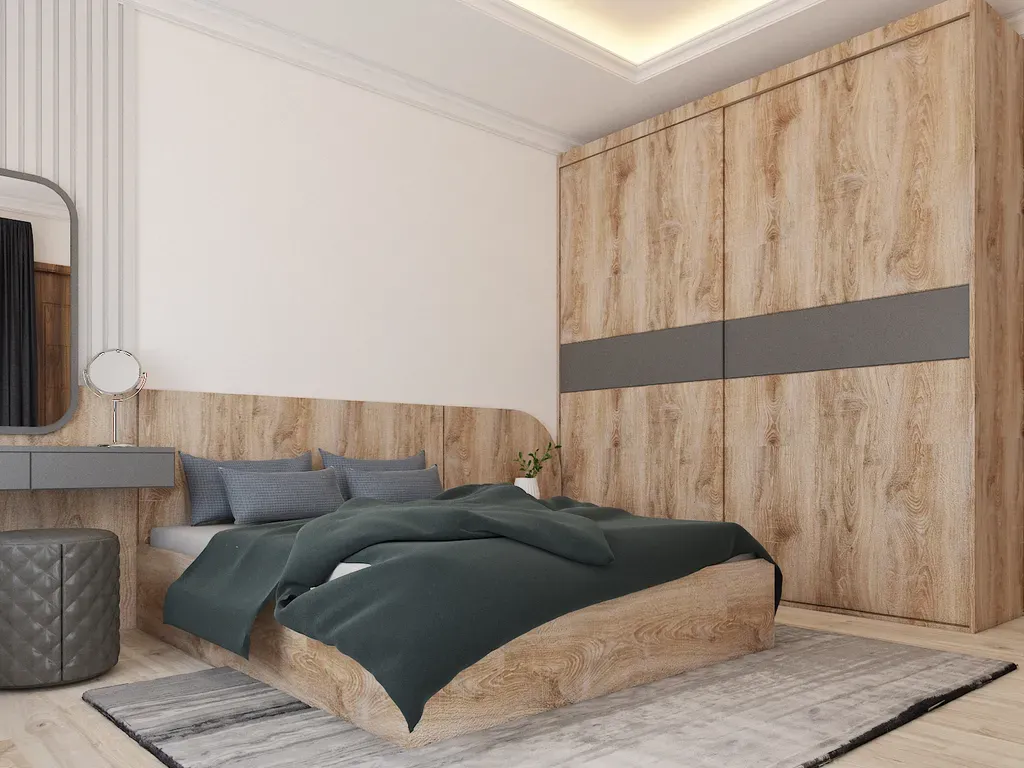 Phòng ngủ - Căn hộ Homyland 3 Quận 2 - Phong cách Modern | Space T