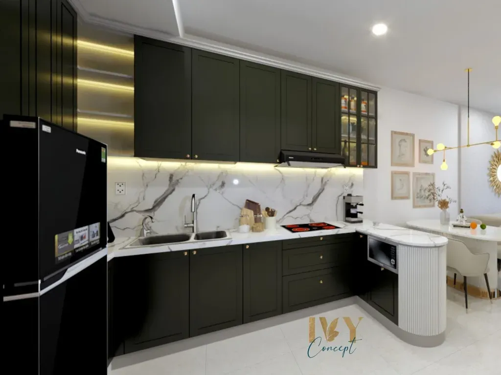 Phòng bếp - Căn hộ Citi Esto Q.2 - Phong cách Modern | Space T