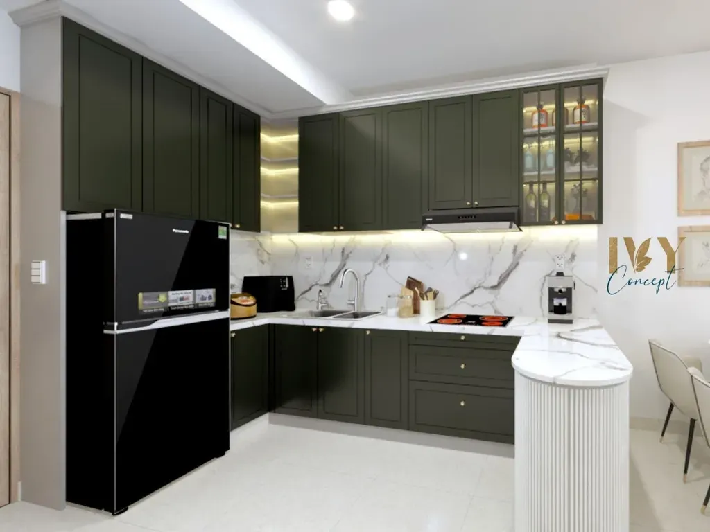 Phòng bếp - Căn hộ Citi Esto Q.2 - Phong cách Modern | Space T
