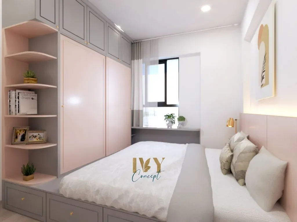 Phòng ngủ - Căn hộ Citi Esto Q.2 - Phong cách Modern | Space T