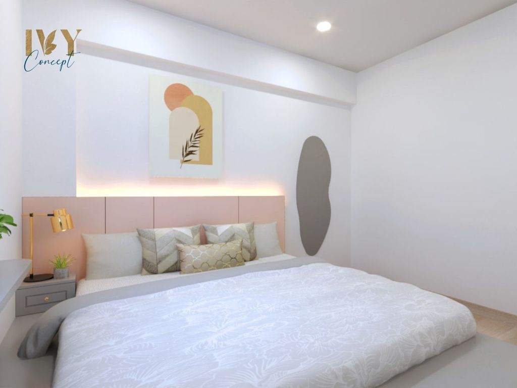 Phòng ngủ - Căn hộ Citi Esto Q.2 - Phong cách Modern  | Space T
