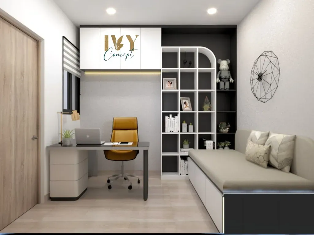 Phòng làm việc, Góc thư giãn - Căn hộ Citi Esto Q.2 - Phong cách Modern | Space T
