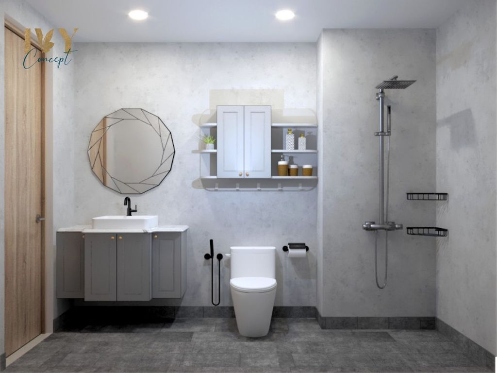 Phòng tắm - Căn hộ Citi Esto Q.2 - Phong cách Modern  | Space T