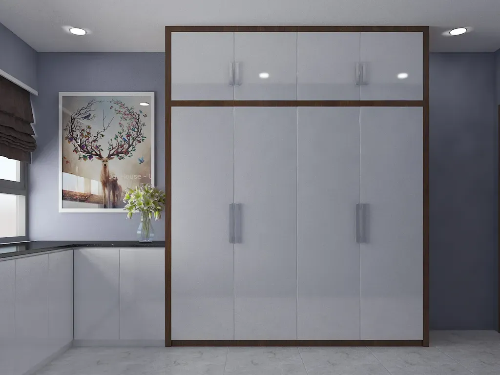 Phòng thay đồ - Căn hộ Wilton Tower Bình Thạnh - Phong cách Color Block | Space T