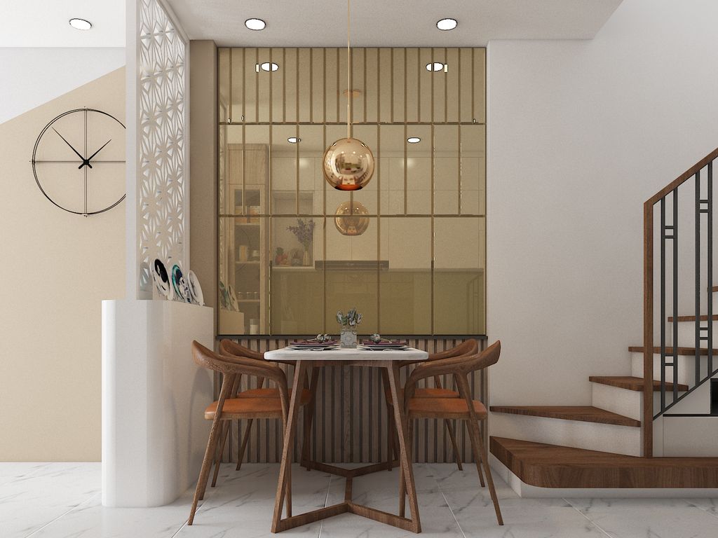 Phòng ăn - Nhà phố Hoàng Hoa Thám Q. Bình Thạnh - Phong cách Modern  | Space T