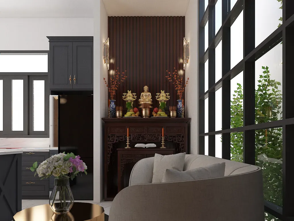 Phòng khách - Nhà phố Mễ Cốc Quận 8 - Phong cách Modern | Space T