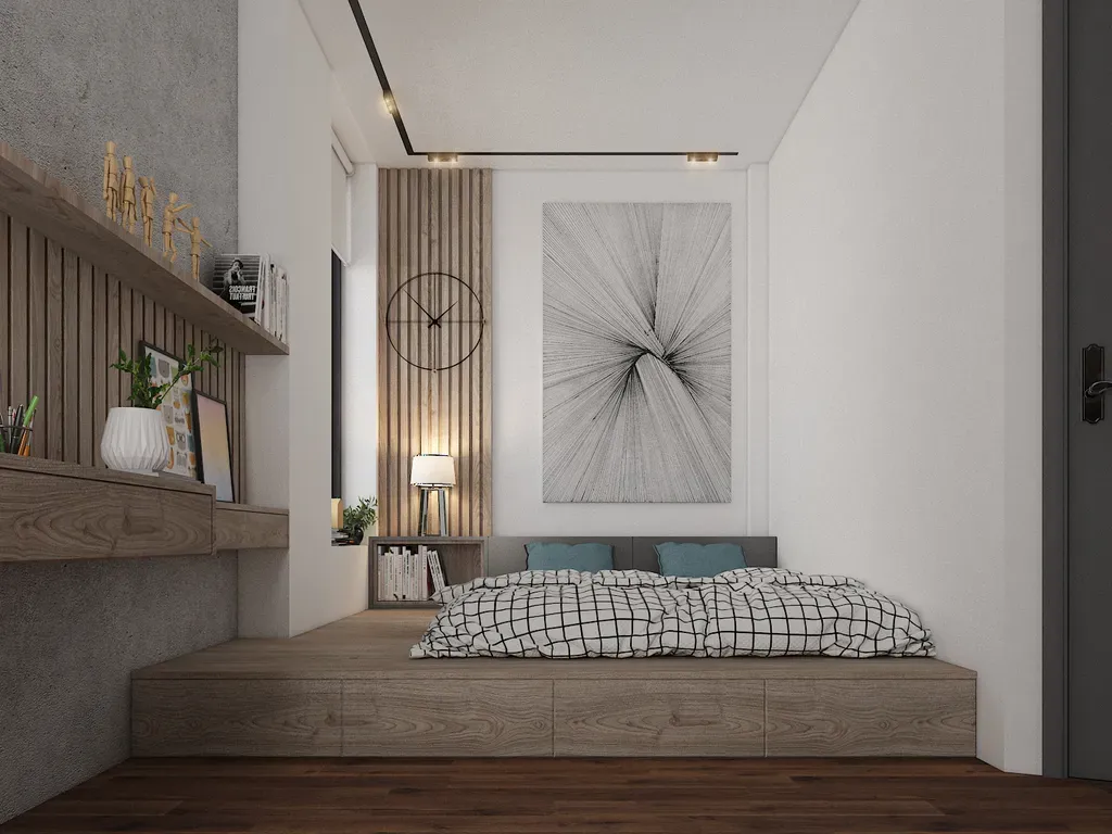 Phòng ngủ - Nhà phố Quang Trung Gò Vấp - Phong cách Modern | Space T