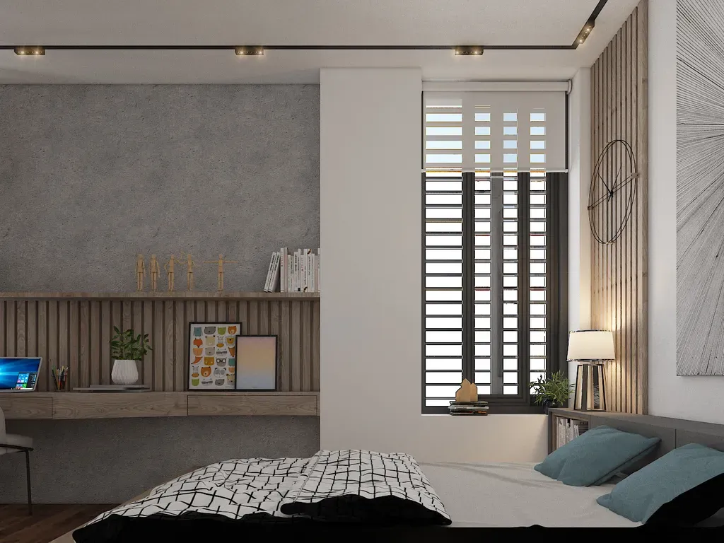 Phòng ngủ - Nhà phố Quang Trung Gò Vấp - Phong cách Modern | Space T
