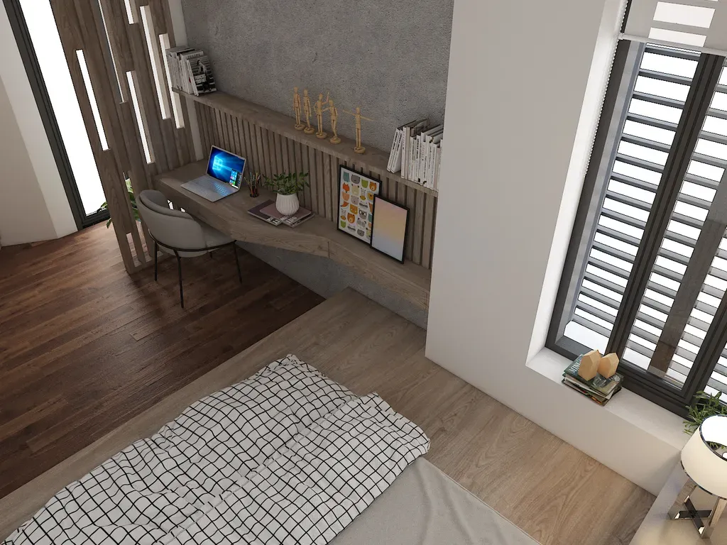 Phòng ngủ - Nhà phố Quang Trung Gò Vấp - Phong cách Modern | Space T