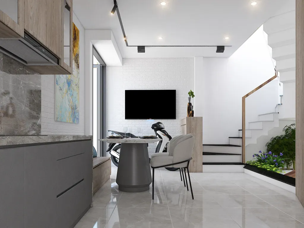 Phòng ăn - Nhà phố Quang Trung Gò Vấp - Phong cách Modern | Space T