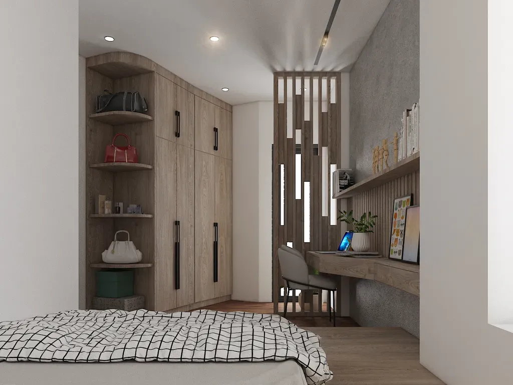 Phòng ngủ - Nhà phố Quang Trung Gò Vấp - Phong cách Modern | Space T