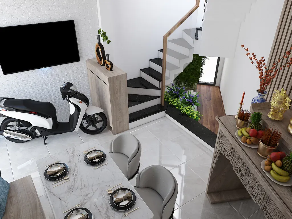 Phòng ăn - Nhà phố Quang Trung Gò Vấp - Phong cách Modern | Space T