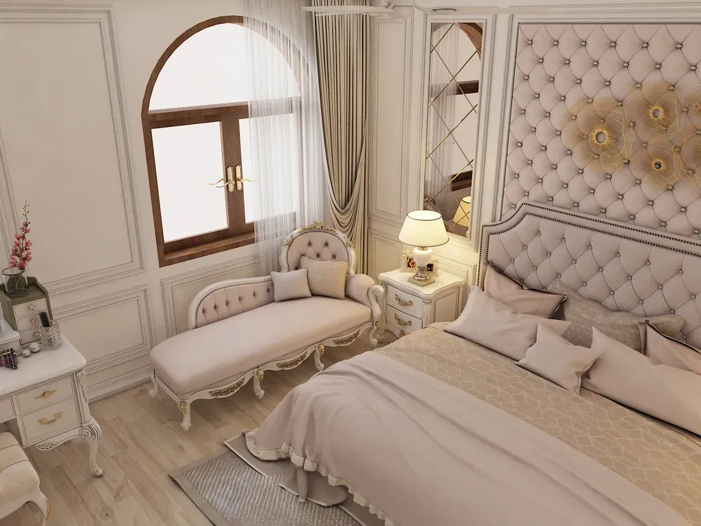 Phòng ngủ - Nhà phố Trần Bá Giao Gò Vấp - Phong cách Neo Classic | Space T