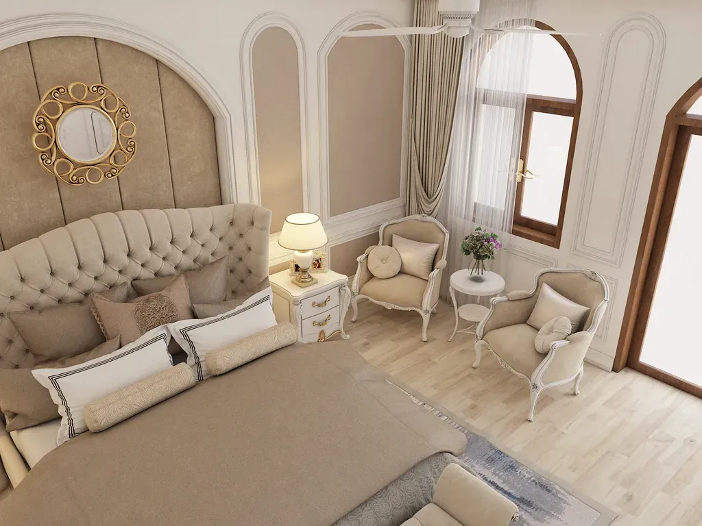 Phòng ngủ - Nhà phố Trần Bá Giao Gò Vấp - Phong cách Neo Classic | Space T