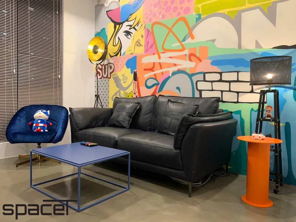 Phòng giải trí - Căn hộ Opal 2PN - Phong cách Modern + Industrial | Space T