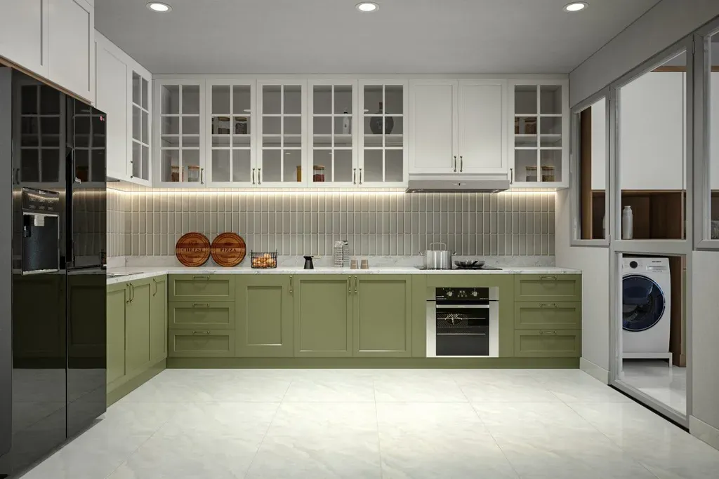 Phòng bếp - Căn hộ Garden Court 1 Quận 7 - Phong cách Scandinavian + Modern | Space T