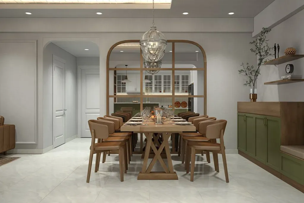 Phòng ăn - Căn hộ Garden Court 1 Quận 7 - Phong cách Scandinavian + Modern | Space T