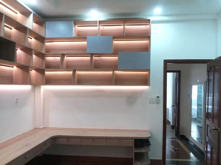 Phòng làm việc - Biệt Thự Liền Kề - Phong cách Neo Classic + Modern | Space T