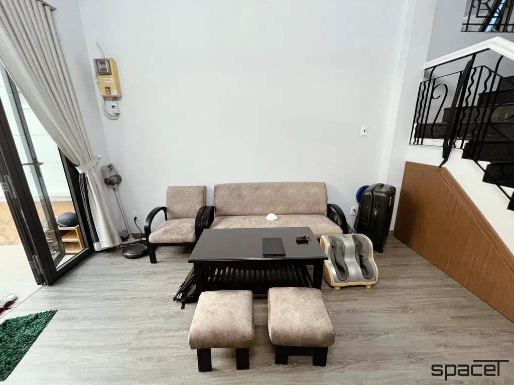 Phòng khách - Nhà phố 147m2 tại Quận 8 - Phong cách Modern | Space T