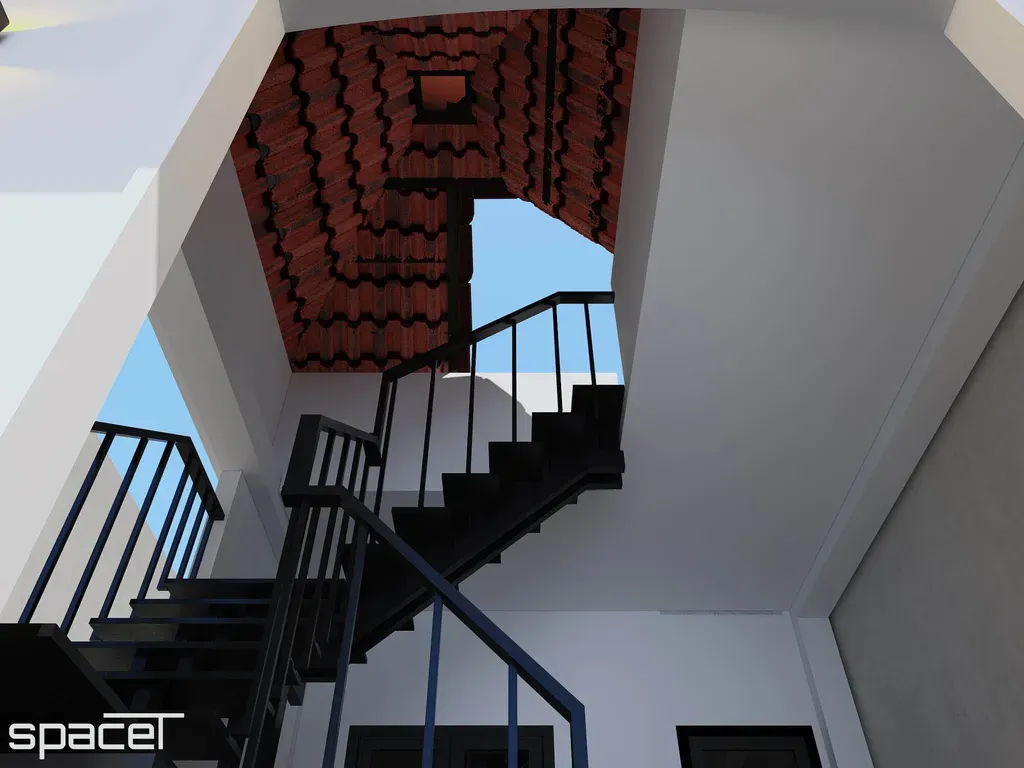 Sân thượng - Nhà phố 147m2 Quận 8 - Phong cách Modern | Space T