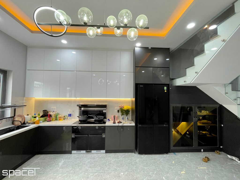 Phòng bếp - Nhà phố Phước Điền Citizen Bình Dương - Phong cách Modern  | Space T