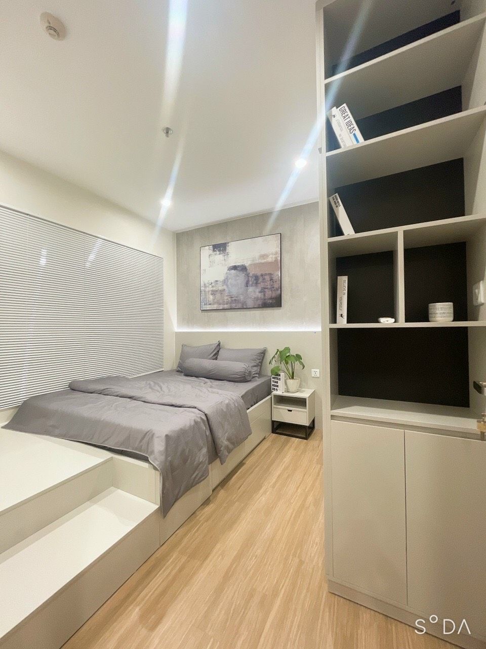 Phòng ngủ - Căn hộ Vinhomes Grand Park Quận 9 - Phong cách Modern  | Space T