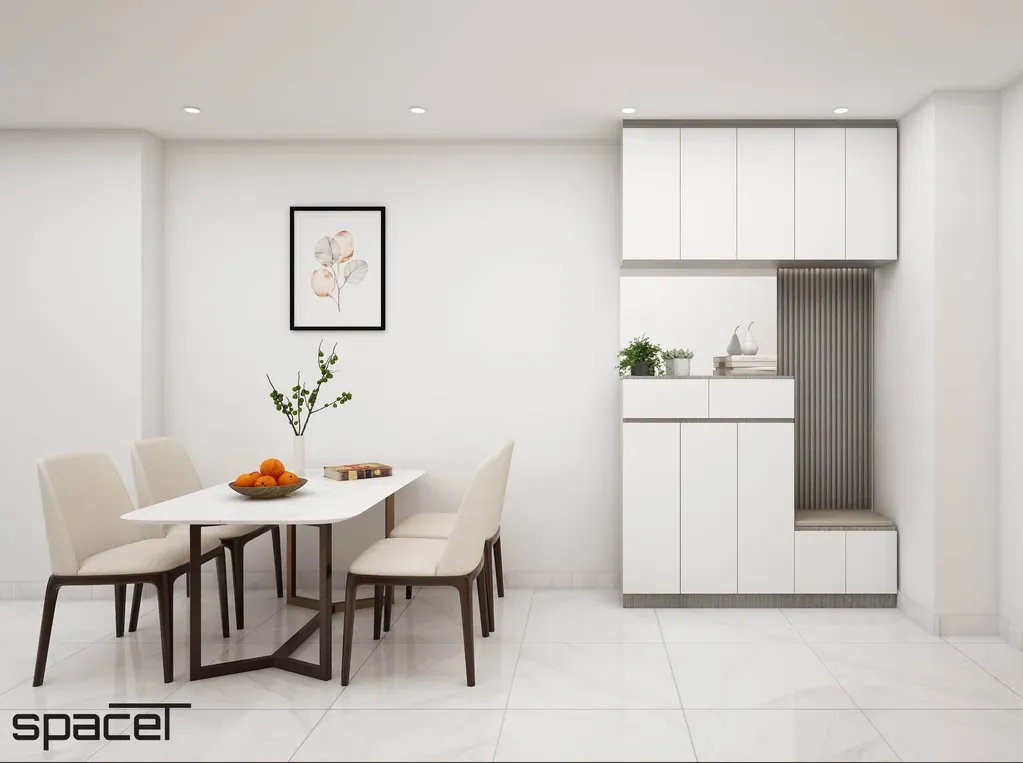 Phòng ăn, Lối vào - Căn hộ Terra Mia 50m2 - Phong cách Modern  | Space T