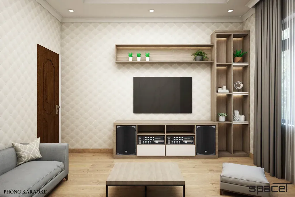 Phòng giải trí - Nhà phố Vĩnh Cửu Đồng Nai - Phong cách Modern | Space T